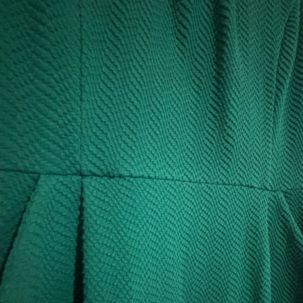 Elle Emerald Green Ruffle Sleeve Mini Dress - Picture 2 of 5